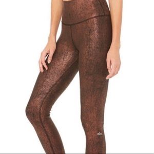 Alo cracked copper full length leggings!